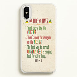 The Elf Code - Elf  - Christmas Phone Case for iPhone XS Max