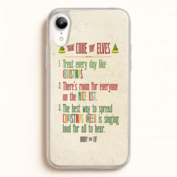 The Elf Code - Elf  - Christmas Phone Case for iPhone XR