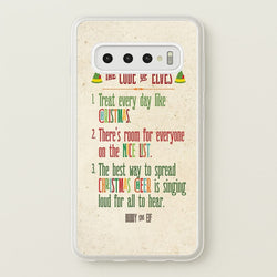 The Elf Code - Elf  - Christmas Phone Case for Galaxy S10