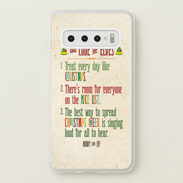 The Elf Code - Elf  - Christmas Phone Case for Galaxy S10