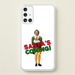 Buddy The Elf - Santa's Coming!  - Christmas Phone Case for Galaxy A71