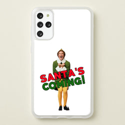 Buddy The Elf - Santa's Coming!  - Christmas Phone Case for Galaxy S20 Plus