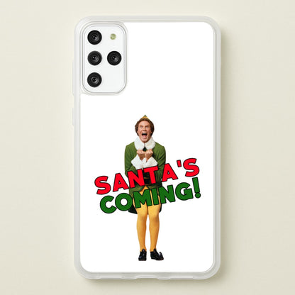 Buddy The Elf - Santa's Coming!  - Christmas Phone Case for Galaxy S20 Plus