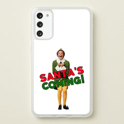 Buddy The Elf - Santa's Coming!  - Christmas Phone Case for Galaxy A41