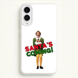 Buddy The Elf - Santa's Coming!  - Christmas Phone Case for Galaxy S25 Edge