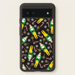 Elf Candy Cane Pattern  - Elf Phone Case for Google Pixel 6a