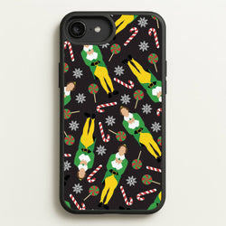 Elf Candy Cane Pattern  - Elf Phone Case for iPhone 6 Plus / 7 Plus / 8 Plus