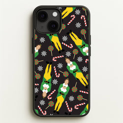 Elf Candy Cane Pattern  - Elf Phone Case for iPhone 13