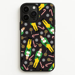 Elf Candy Cane Pattern  - Elf Phone Case for iPhone 11 Pro Max