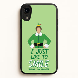 I Just Like To Smile  - Elf Phone Case for iPhone XR