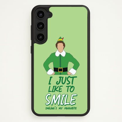 I Just Like To Smile  - Elf Phone Case for Galaxy S23