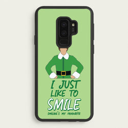 I Just Like To Smile  - Elf Phone Case for Galaxy S9 Plus