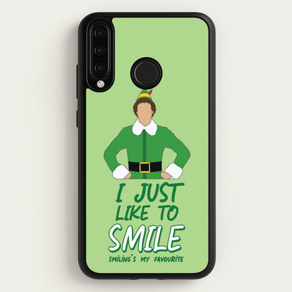 I Just Like To Smile  - Elf Phone Case for Huawei P30 Lite