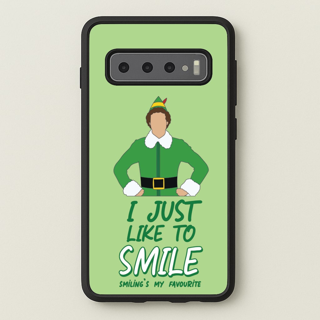 I Just Like To Smile  - Elf Phone Case for Galaxy S10 Plus