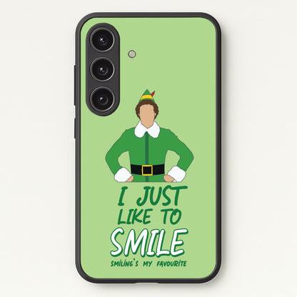 I Just Like To Smile  - Elf Phone Case for Galaxy S25
