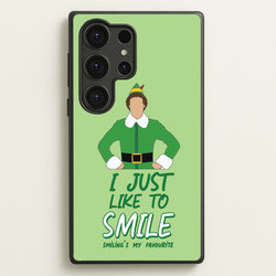 I Just Like To Smile  - Elf Phone Case for Galaxy S25 Ultra