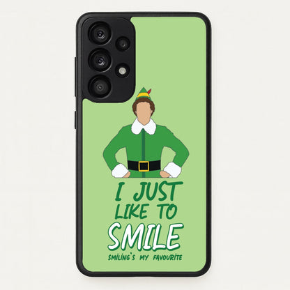 I Just Like To Smile  - Elf Phone Case for Galaxy A53
