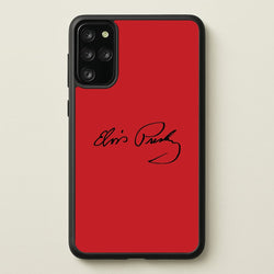 Signature  - Elvis Phone Case for Galaxy S20 Plus