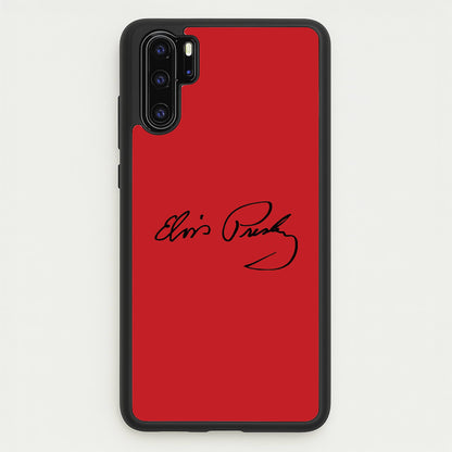 Signature  - Elvis Phone Case for Huawei P30 Pro