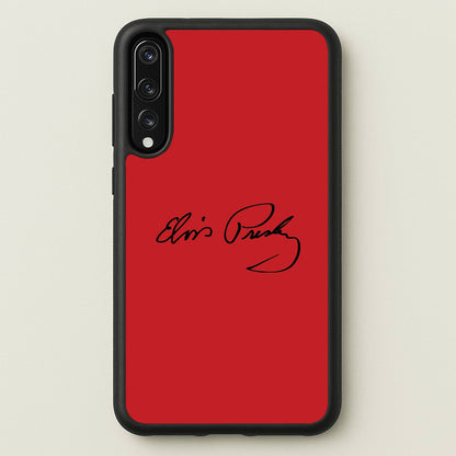 Signature  - Elvis Phone Case for Huawei P20 Pro
