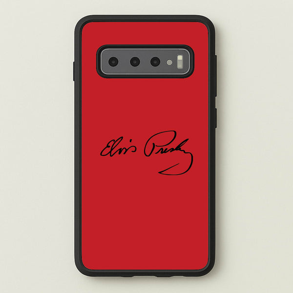 Signature  - Elvis Phone Case for Galaxy S10