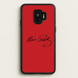 Signature  - Elvis Phone Case for Galaxy S9