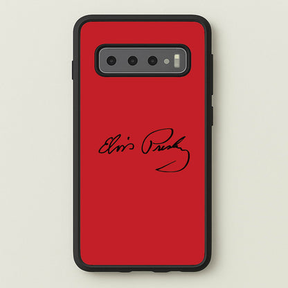 Signature  - Elvis Phone Case for Galaxy S10 Plus
