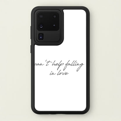 Can't Help Falling In Love  - Elvis Phone Case for Galaxy S20 Ultra