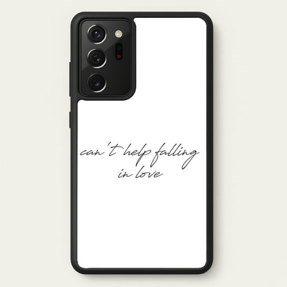 Can't Help Falling In Love  - Elvis Phone Case for Galaxy Note 20 Ultra