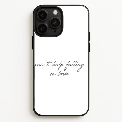 Can't Help Falling In Love  - Elvis Phone Case for iPhone 11 Pro
