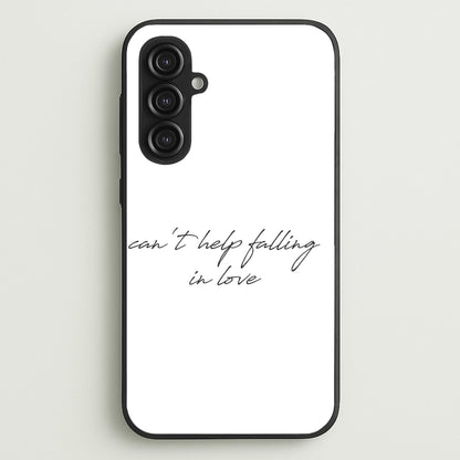Can't Help Falling In Love  - Elvis Phone Case for Galaxy S23FE