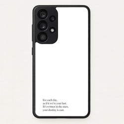 Live Each Day As If It We're Your Last  - Elvis Phone Case for Galaxy A53