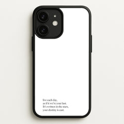 Live Each Day As If It We're Your Last  - Elvis Phone Case for iPhone 11