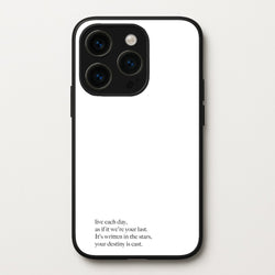 Live Each Day As If It We're Your Last  - Elvis Phone Case for iPhone 15 Pro