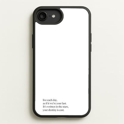 Live Each Day As If It We're Your Last  - Elvis Phone Case for iPhone 6 Plus / 7 Plus / 8 Plus
