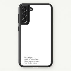 Live Each Day As If It We're Your Last  - Elvis Phone Case for Galaxy S21FE