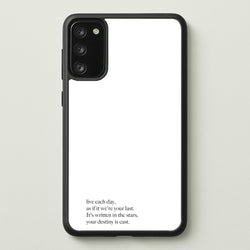 Live Each Day As If It We're Your Last  - Elvis Phone Case for Galaxy S20