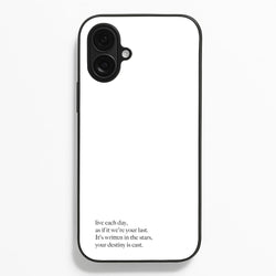 Live Each Day As If It We're Your Last  - Elvis Phone Case for iPhone 16 Plus