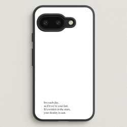 Live Each Day As If It We're Your Last  - Elvis Phone Case for Google Pixel 9a