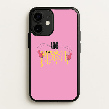 Arms Spaghetti - Pink  - Eminem Phone Case for iPhone 12 / 12 Pro