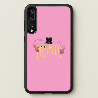 Arms Spaghetti - Pink  - Eminem Phone Case for Huawei P20 Pro
