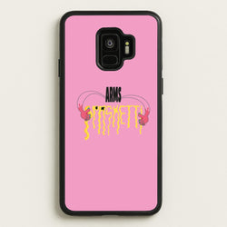 Arms Spaghetti - Pink  - Eminem Phone Case for Galaxy S9