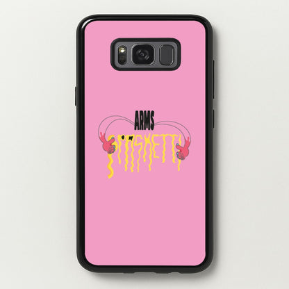 Arms Spaghetti - Pink  - Eminem Phone Case for Galaxy S8 Plus