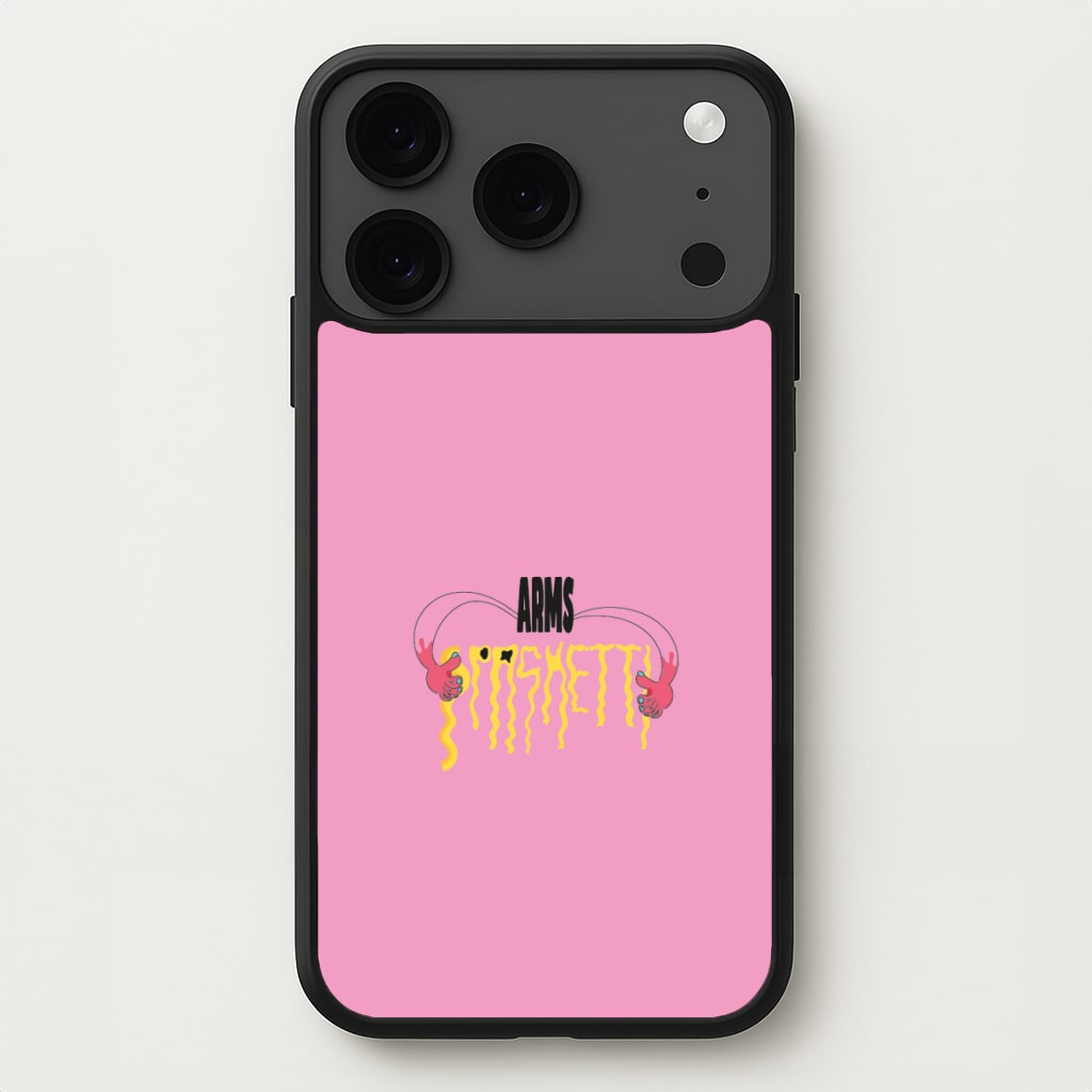 Arms Spaghetti - Pink Phone Case for iPhone 17 Pro Max