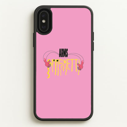 Arms Spaghetti - Pink  - Eminem Phone Case for iPhone XS Max