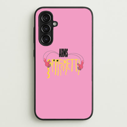 Arms Spaghetti - Pink  - Eminem Phone Case for Galaxy A16