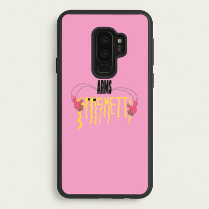 Arms Spaghetti - Pink  - Eminem Phone Case for Galaxy S9 Plus