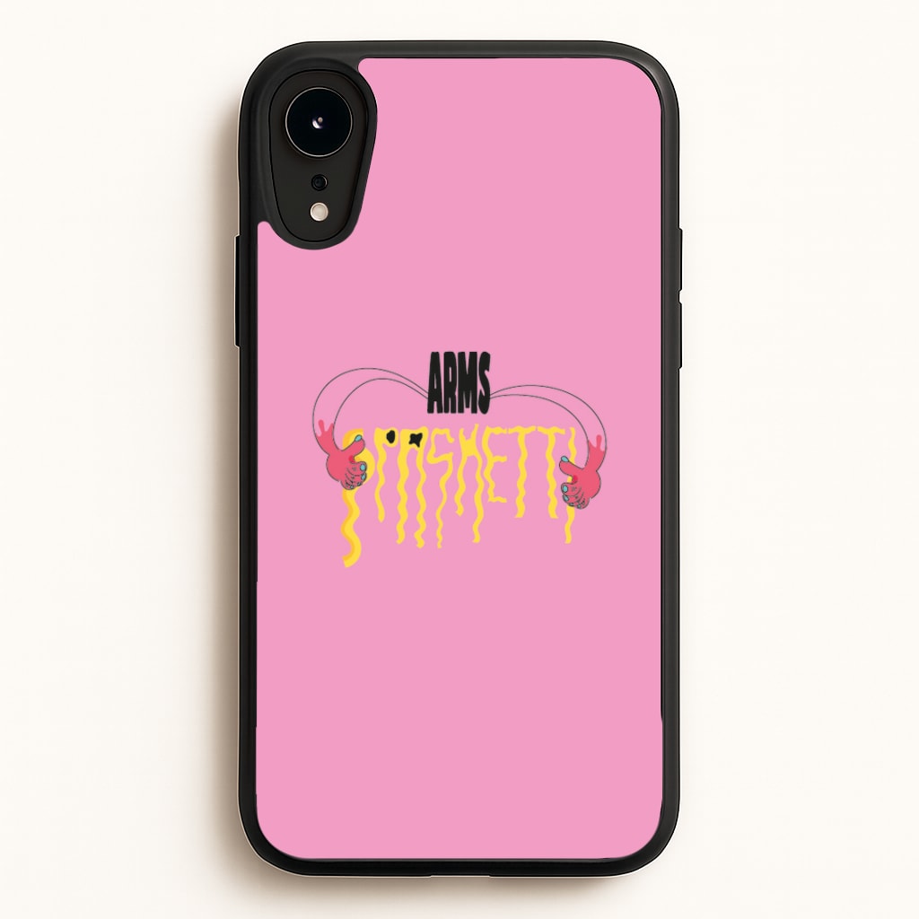 Arms Spaghetti - Pink  - Eminem Phone Case for iPhone XR