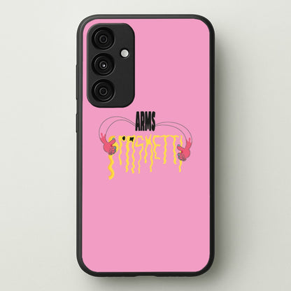 Arms Spaghetti - Pink  - Eminem Phone Case for Galaxy A55