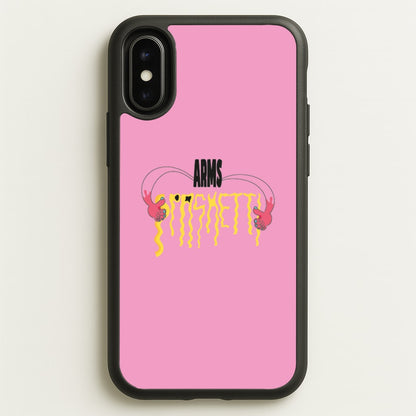 Arms Spaghetti - Pink  - Eminem Phone Case for iPhone X / XS
